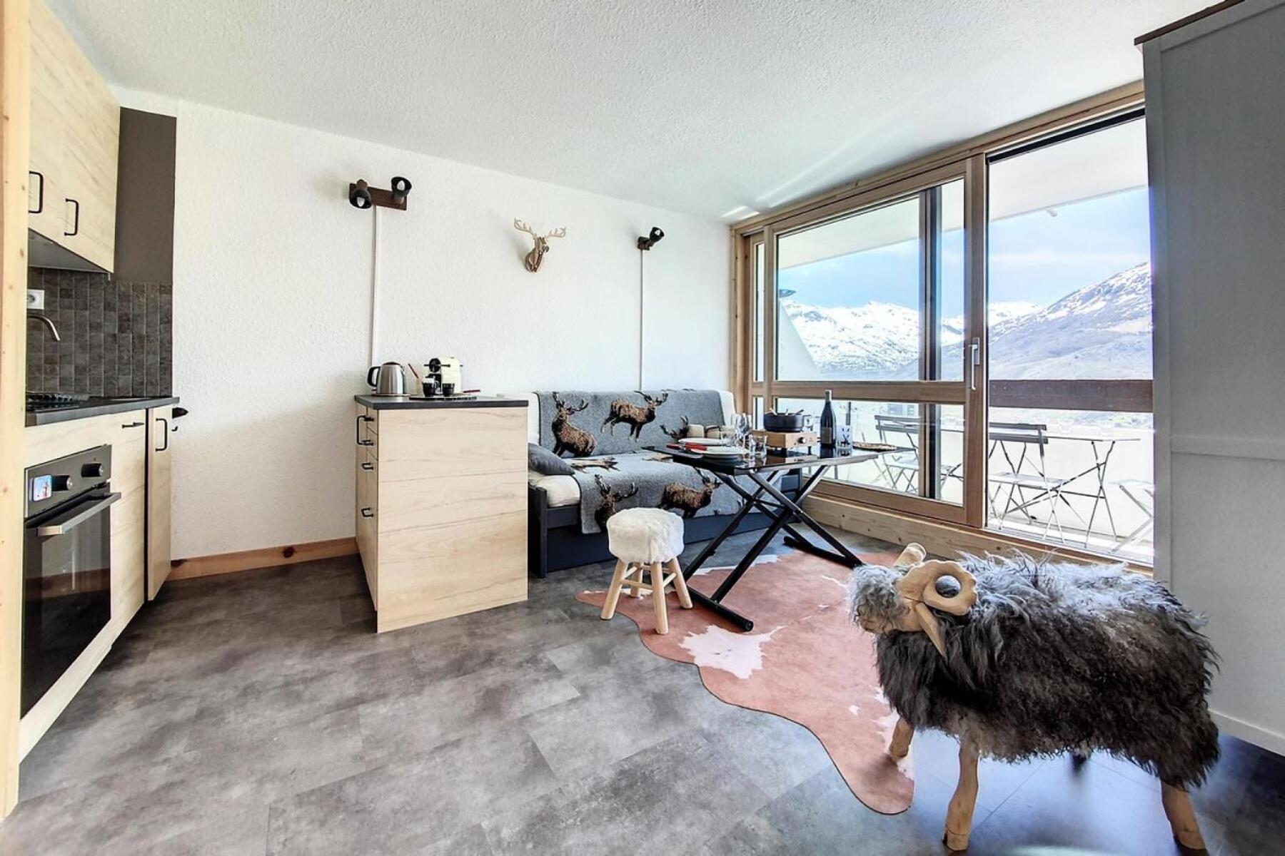 Residence Combes - Appartement Moderne - Depart Et Retour Skis Aux Pieds - Balcon Mae-1074 Saint-Martin-de-Belleville Esterno foto